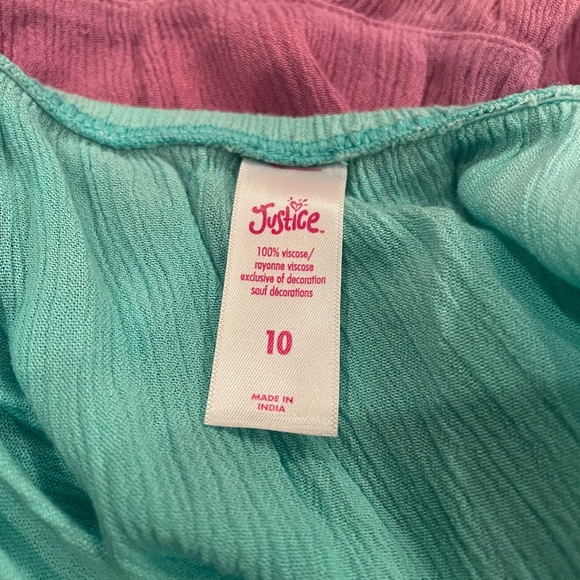 Justice girls bathing suit coverup - Picture 9 of 9